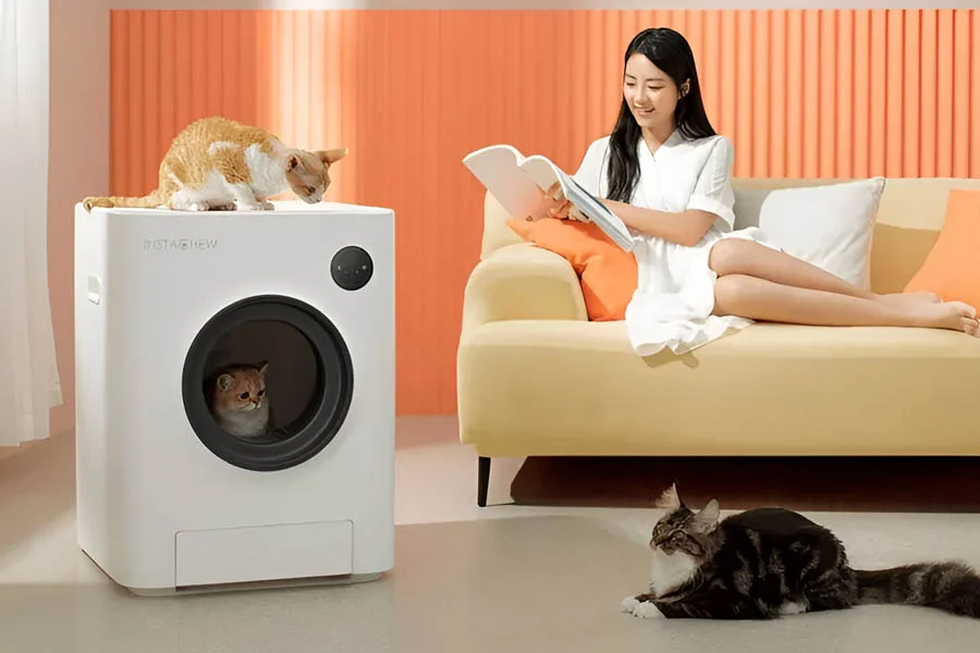 cat litter robots